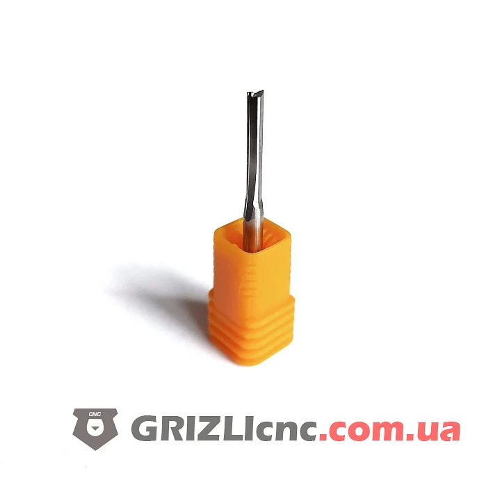 Фреза двухзаходная с прямыми ножами D2.5 L17 3A (F2P) | Фото: 1