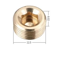 Заглушка 1/4" с наружной резьбой под внутренний шестигранник