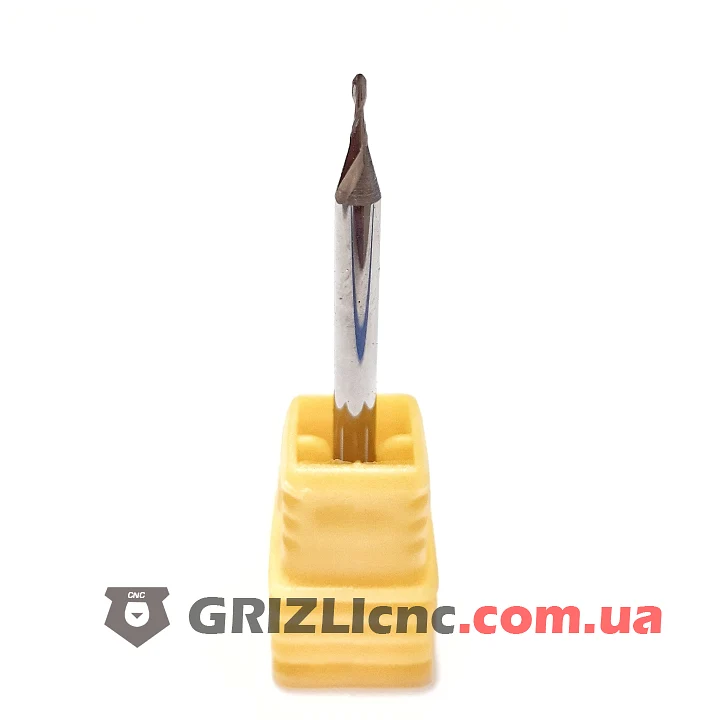 Фреза спиральная двухзаходная D1 L4 R0.5 3A (F2S 3D) | Фото: 1