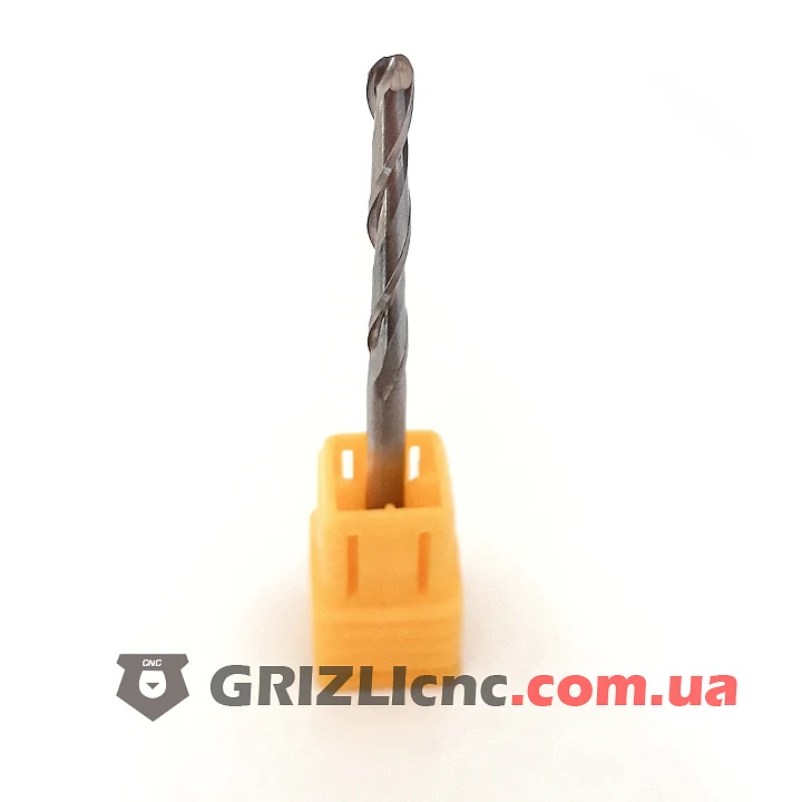 Фреза спиральная двухзаходная D3.175 R1.58 L28 3A (F2S 3D) | Фото: 1