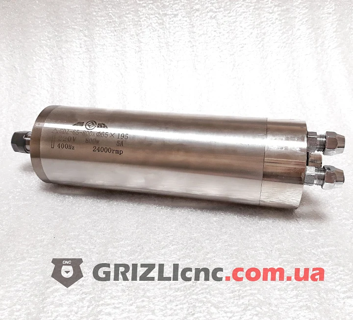 Шпиндель GDZ 800Вт 220В цанга ЕR11 водяное охлаждение (4 подшипника) | Фото: 1