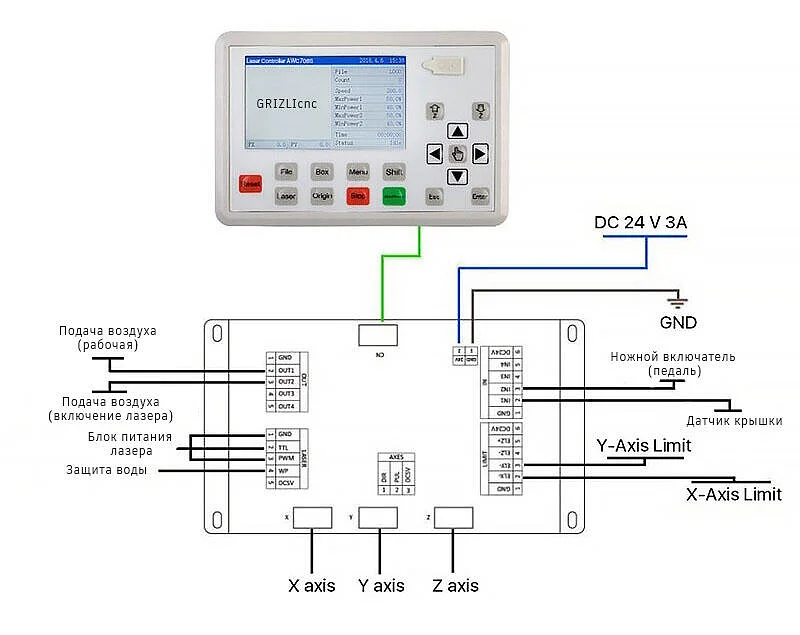 awc708C схема подключения на русском awc708C схема подключения