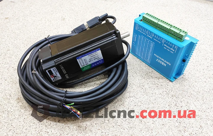 Nema23 3Nm cервошаговый двигатель (гибридный c энкодером) + HBS57 | Фото: 1