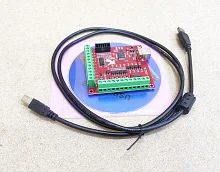 Плата опторазвязки Mach3 USB 4 оси (bitsensor)