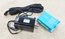 Nema34 8.5Nm гибридный двигатель (шаговый c энкодером) + HBS86H + 8метров