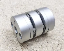 Двойная мембранная муфта 10-8мм D34L45 (Сильфонная)
