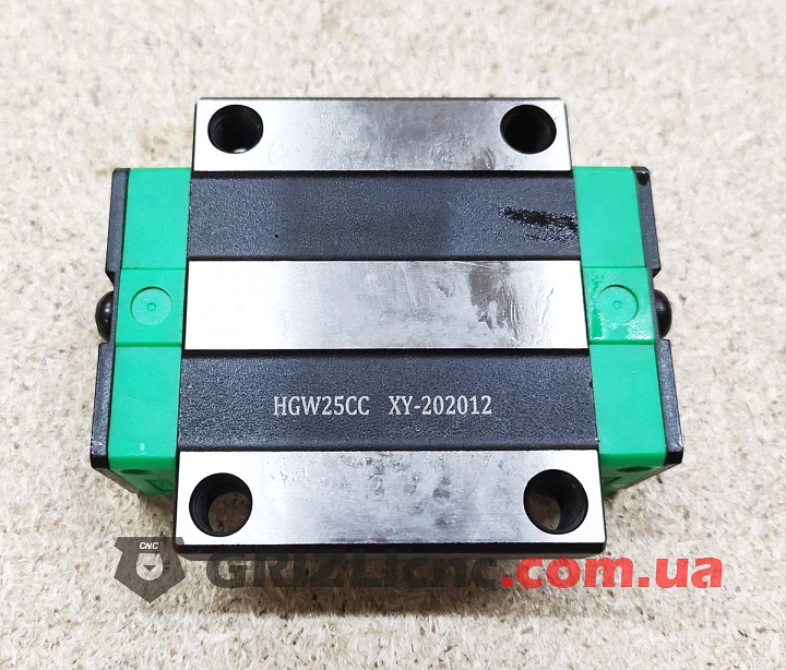 HGW25CC Линейный подшипник - каретка c фланцем (аналог HIWIN) | Фото: 1