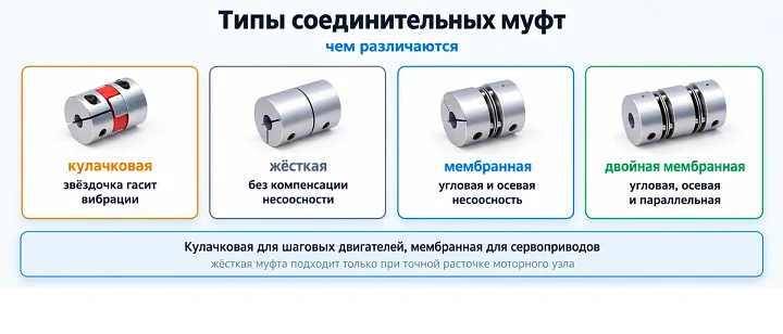 Типы соединительных муфт: чем различаются