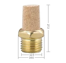 BSL-01 1/4" Пневмоглушитель