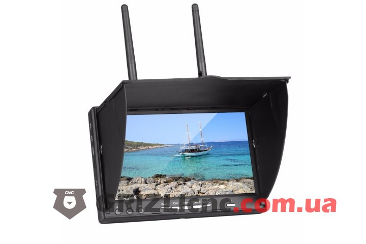 Дисплей FPV 7" Readytosky 800x480 DVR Diversity 5.8 ГГц без синего экрана с аккум. | Фото: 1