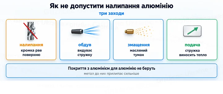 Як не допустити налипання алюмінію: три заходи