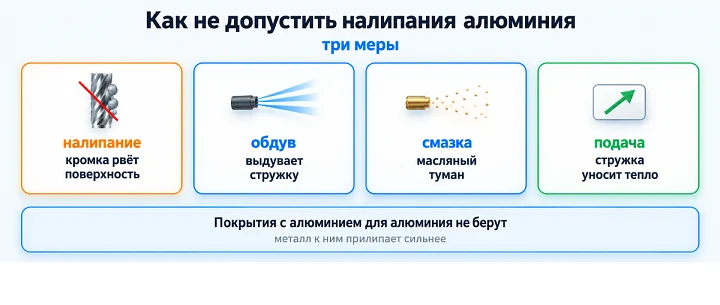 Как не допустить налипания алюминия: три меры Как не допустить налипания алюминия: три меры