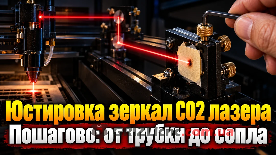 Юстировка лазерного станка CO2: как настроить зеркала пошагово